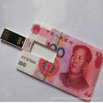 RMB Credit Card USB Flash Drive Free Logo